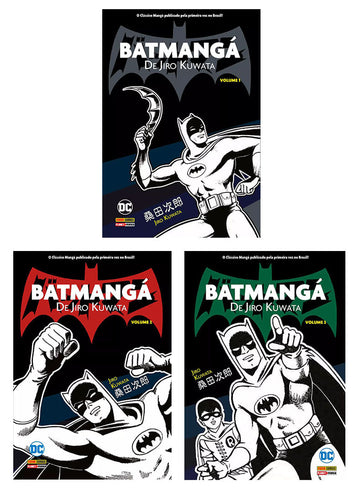 Pack - Batmangá por Jiro Kuwata - Vols.01 ao 03 (Obra Completa)