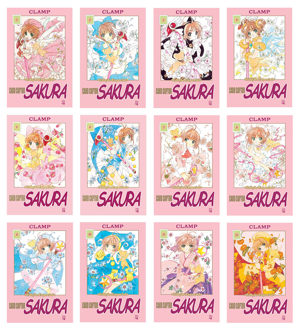 Pack - Card Captor Sakura - Vols.1 ao 12