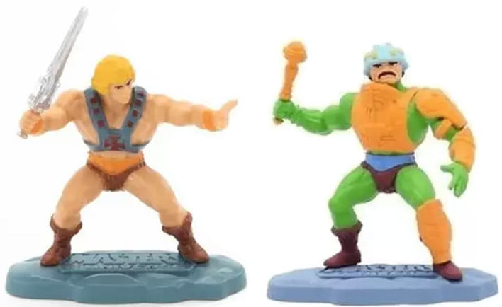 Pack 2 Mini Figs Micro Masters of the Universe - He-Man e Man-At-Arms