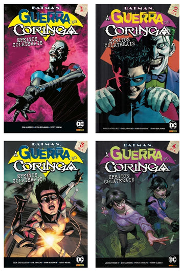 Pack Batman - A Guerra do Coringa - Efeitos Colaterais - Vols. 1 ao 4 (Obra Completa)
