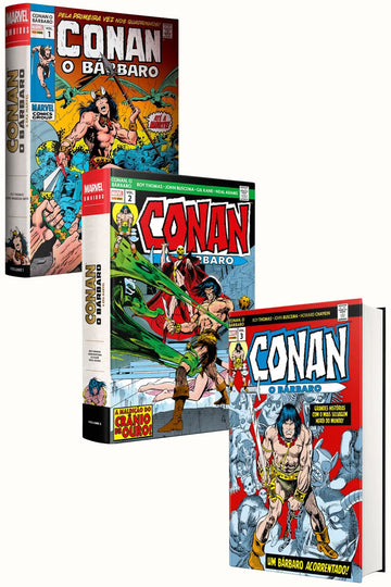 Pack Conan, O Bárbaro - A Era Marvel Vols.1 ao 3
