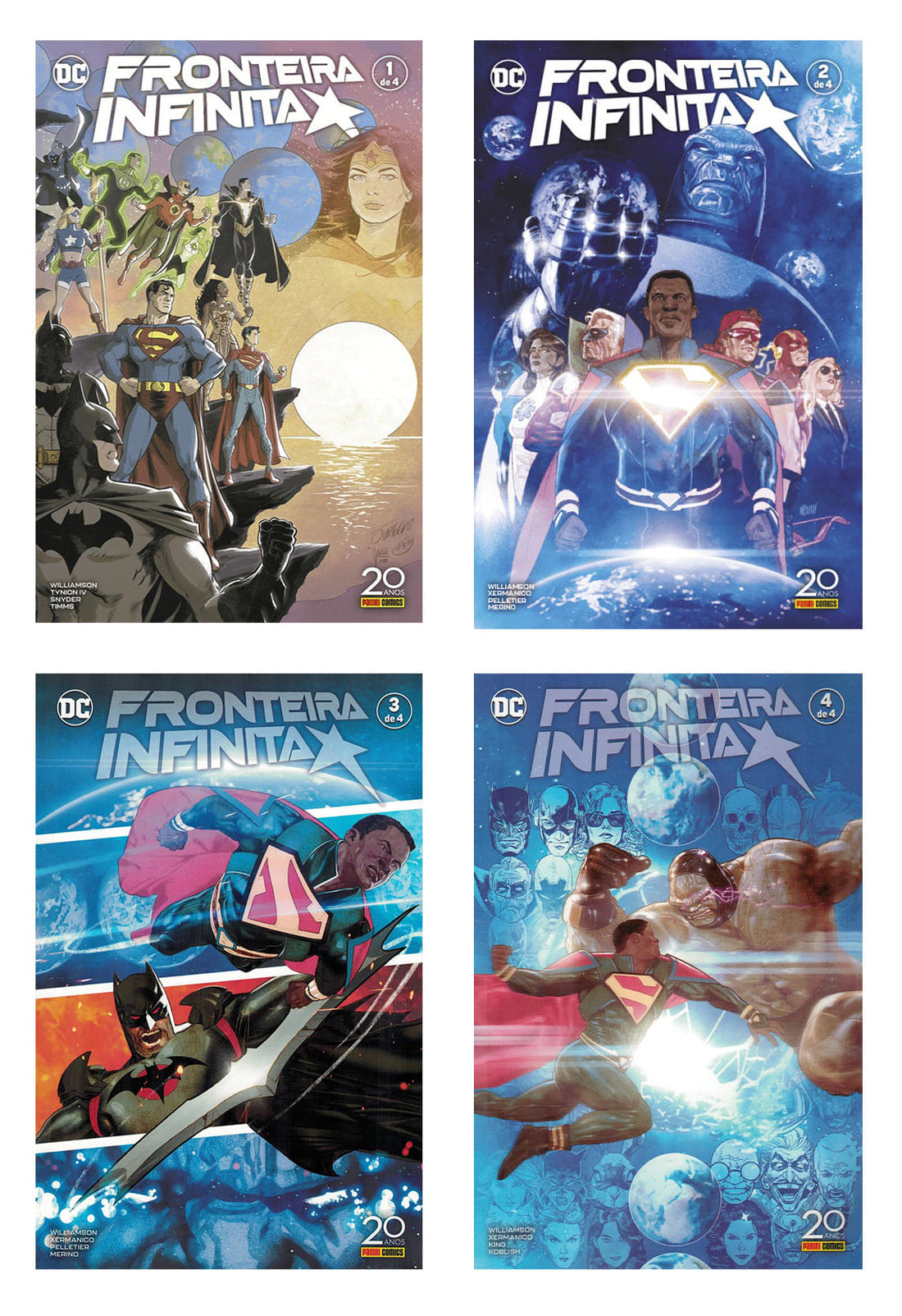 Pack Fronteira Infinita Vols.1 ao 4 - Obra Completa