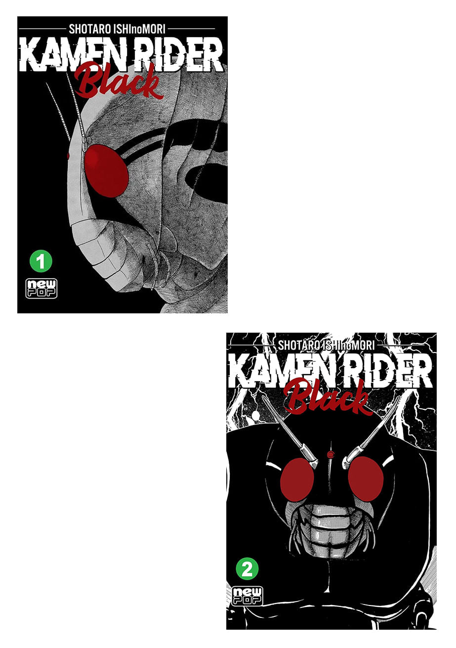 Pack Kamen Rider Black - Vols.01 e 02