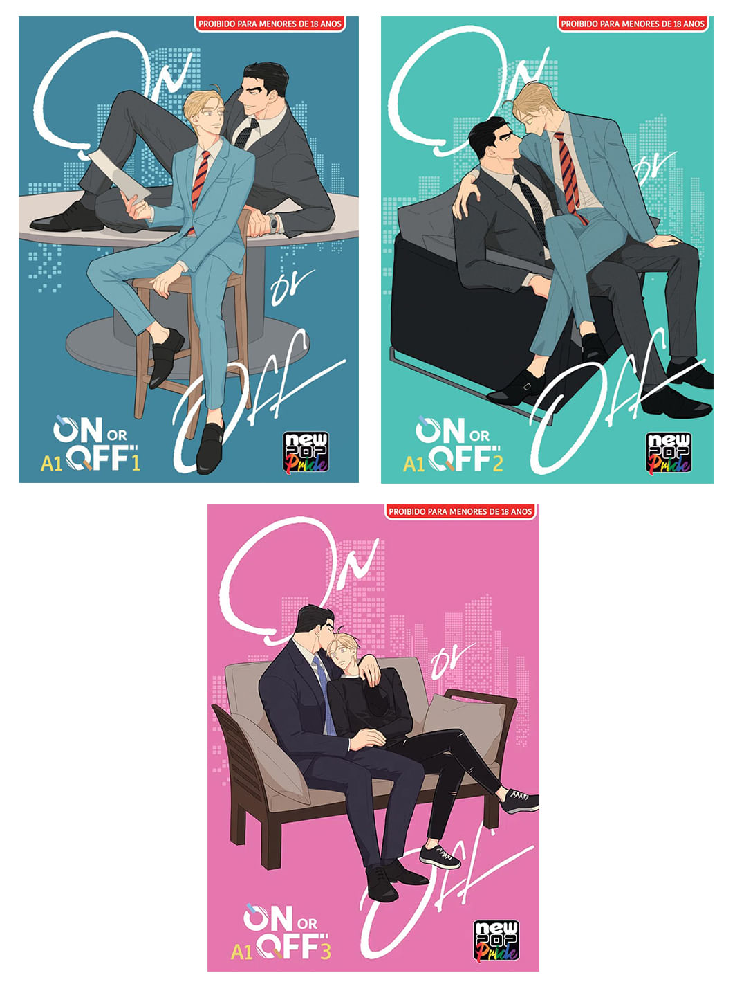 Pack On or Off - Vols.01 ao 03