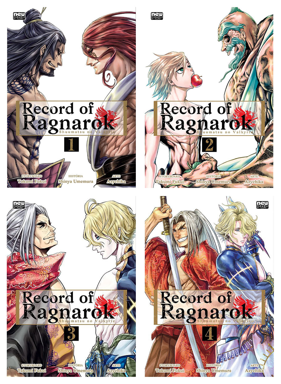 Pack Record of Ragnarok - Vols.01 ao 04