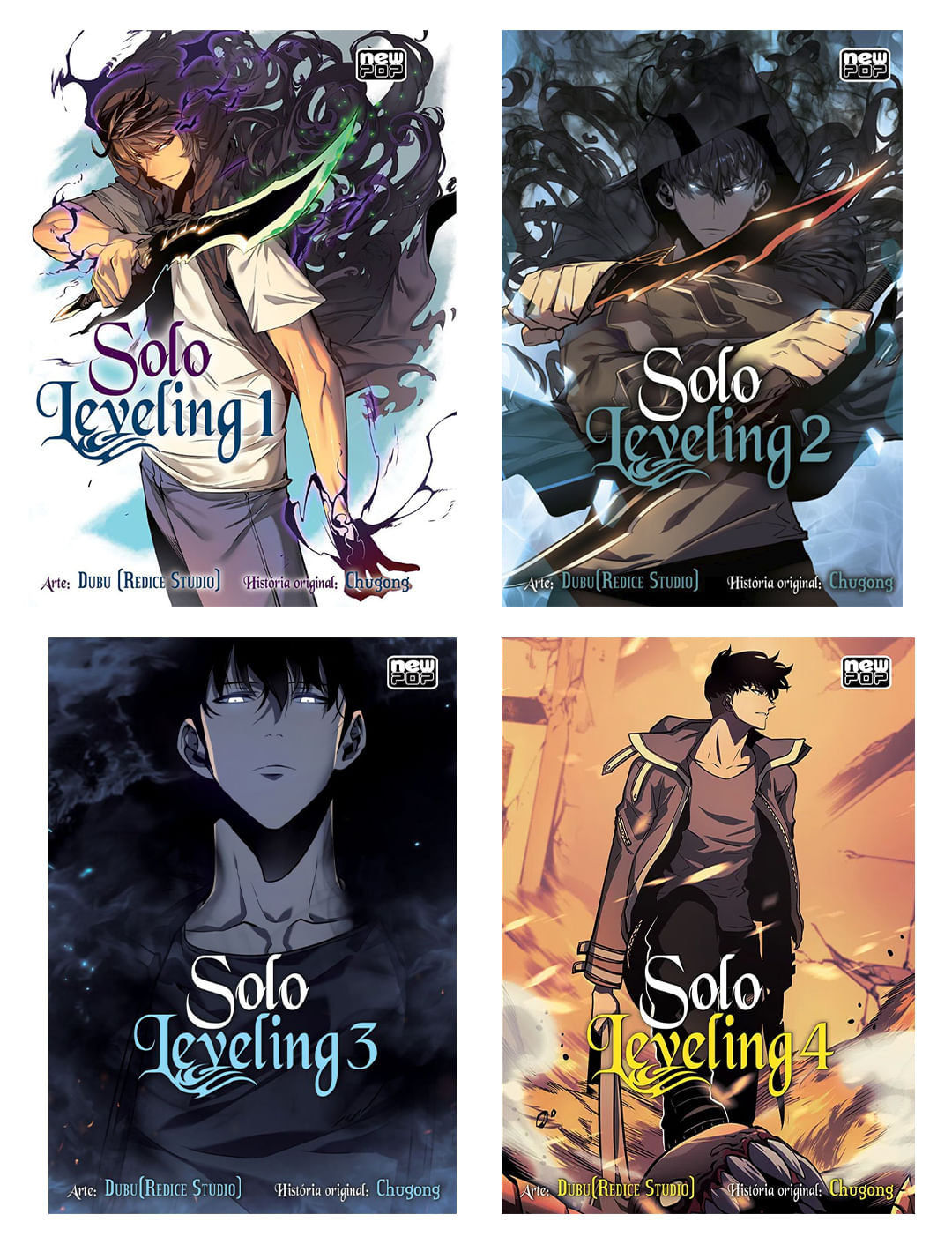 Pack Solo Leveling - Vols.01 ao 04
