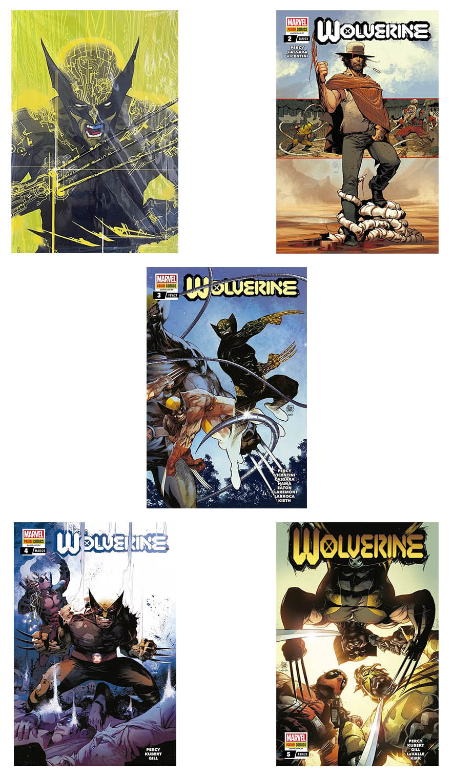 Pack Wolverine (2022) - Vols.01 ao 05
