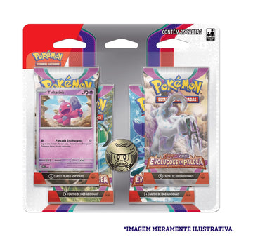 Pokémon Blister Quádruplo - Evoluções em Paldea - Tinkatink