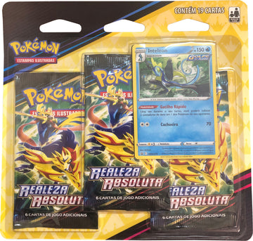 Pokemon Blister Triplo - Realeza Absoluta - Gatilho Rápido