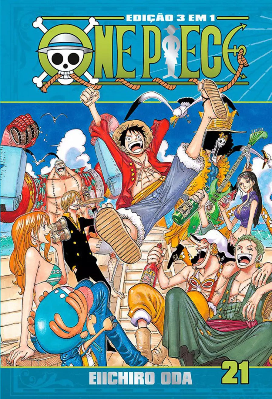 One Piece - 3 em 1 - Vol.21