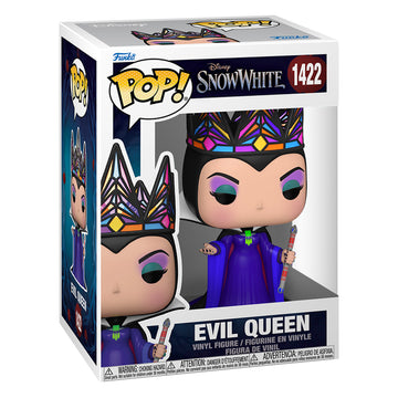 Boneco Funko Pop Disney A Branca de Neve Live Action - Rainha Ma Vestido Roxo