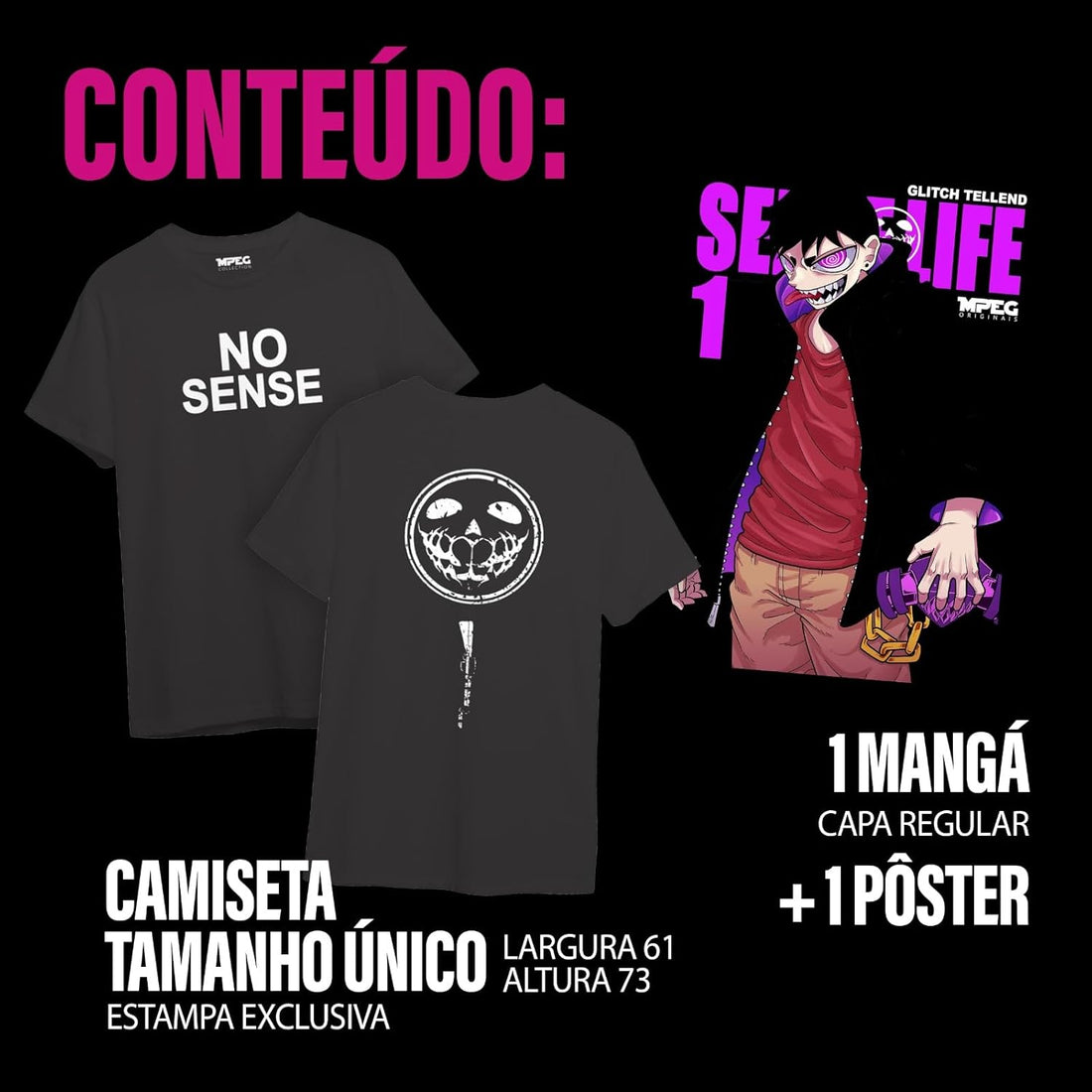Sense Life - Vol.01 - Edição especial com Box e Camiseta