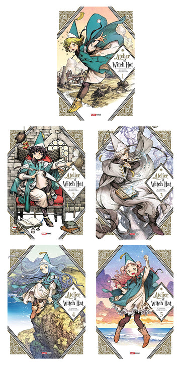 Pack Atelier of Witch Hat - Vols. 01 ao 5