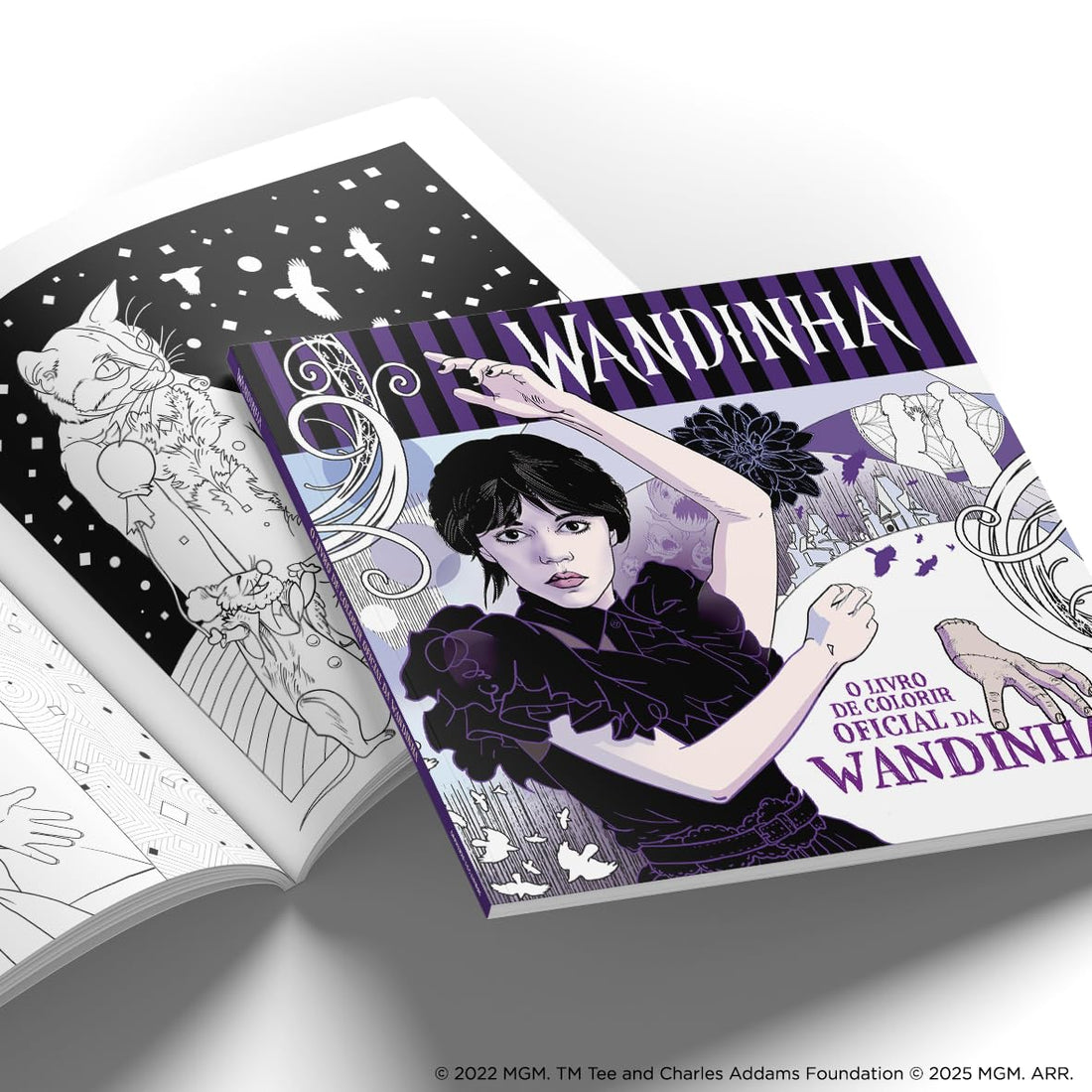 O Livro de Colorir Oficial da Wandinha