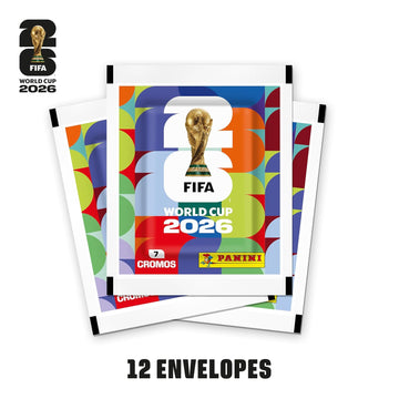 Kit 12 Envelopes de Figurinhas da Copa do Mundo da FIFA 2026