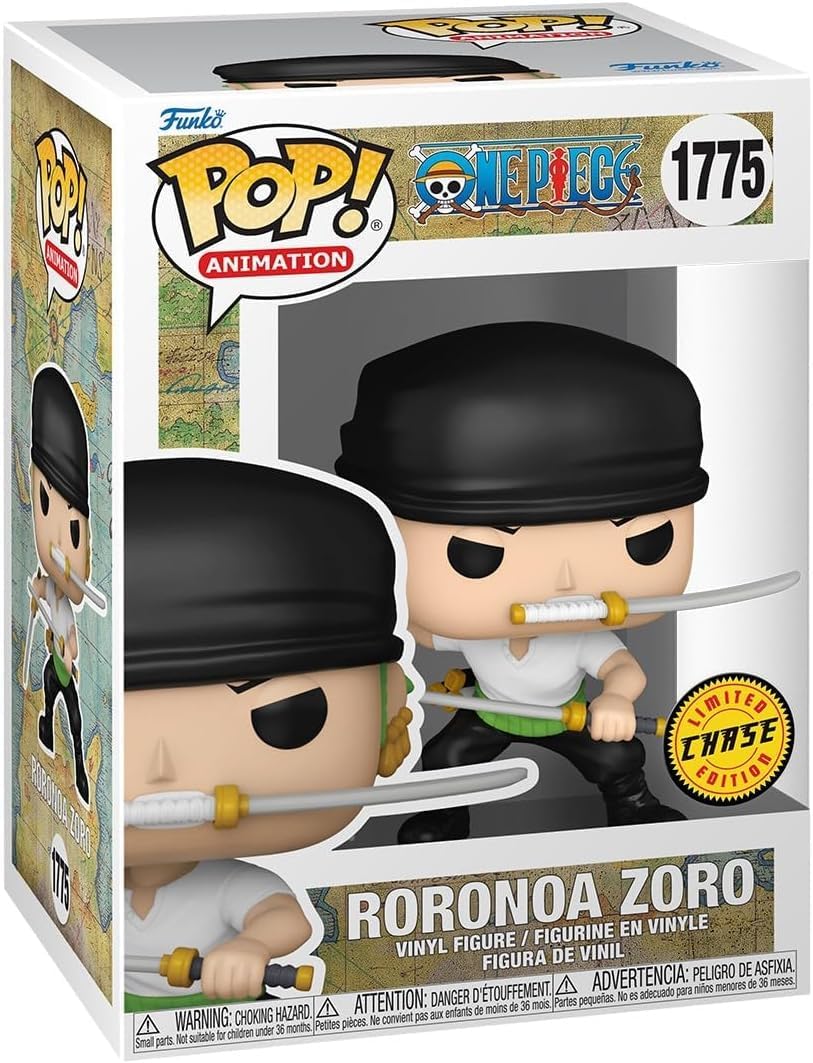 Funko Pop - One Piece - Zoro com Duas Espadas - Chase Limited Edition