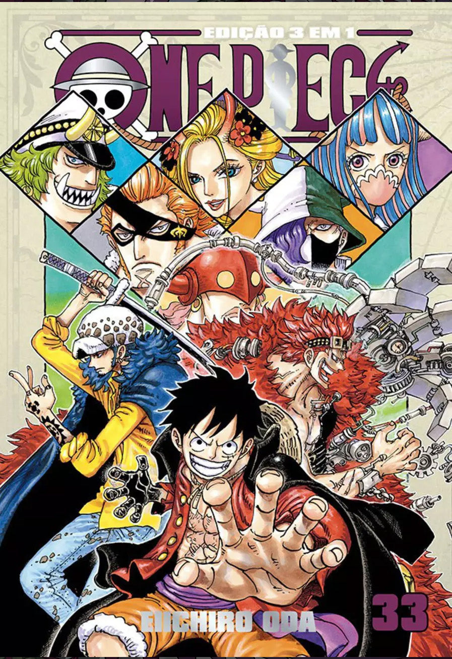 One Piece - 3 em 1 - Vol.33