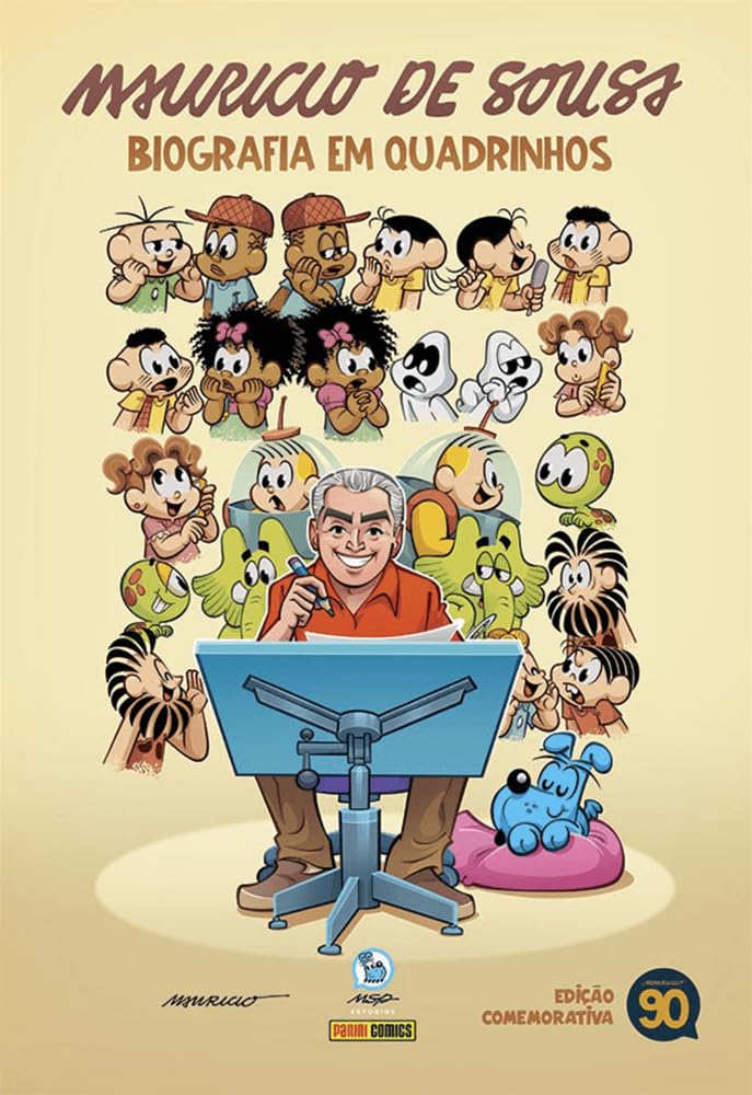 Biografia Mauricio em Quadrinhos - 90 Anos