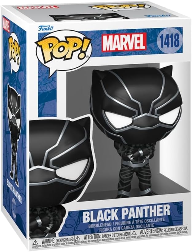 Funko POP - Pantera Negra, Marvel Clássicos