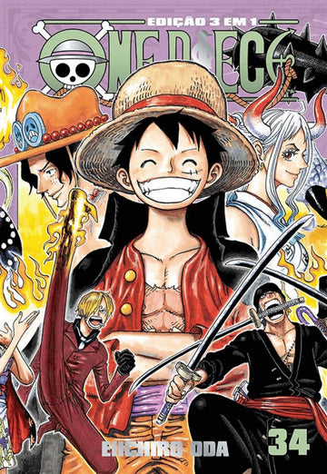 One Piece - 3 em 1 - Vol.34