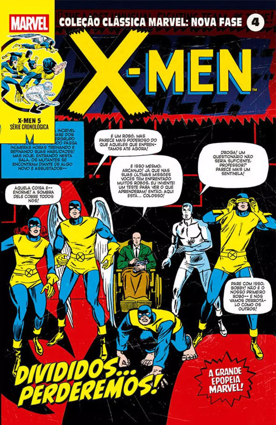Coleção Clássica Marvel: Nova Fase - Vol.04 - X-men 5 - Divididos... Perderemos