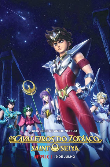 Cavaleiros do Zodíaco - Superpôster Mundo dos Super-Heróis