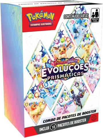 Pokémon TCG -  Combo de Booster EV8.5 - Evoluções Prismáticas