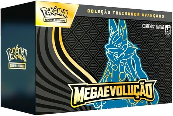 Pokémon TCG - Treinador Avançado Expansão Megaevolução - Estampas Ilustradas Lucario EX