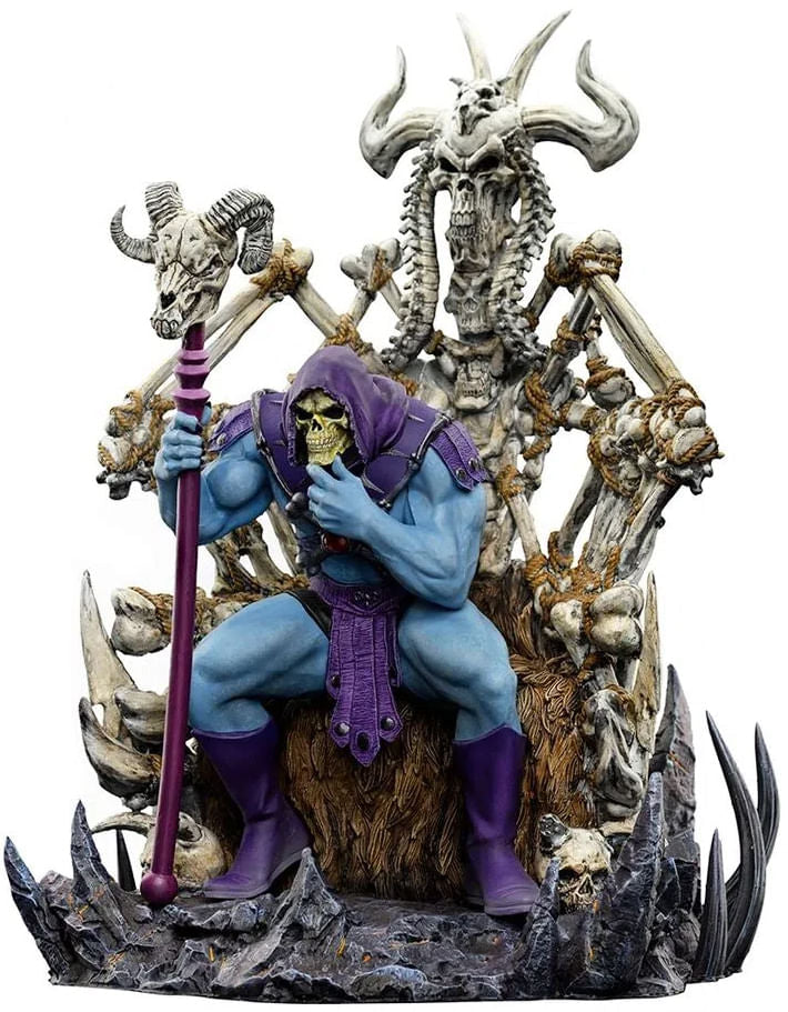 Skeletor on Throne (Deluxe) - Masters of the Universe - Art Scale 1/10 - Iron Studios