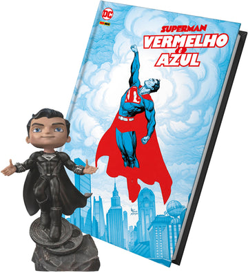 Kit Superman Black - MiniCo + Superman - Vermelho e Azul