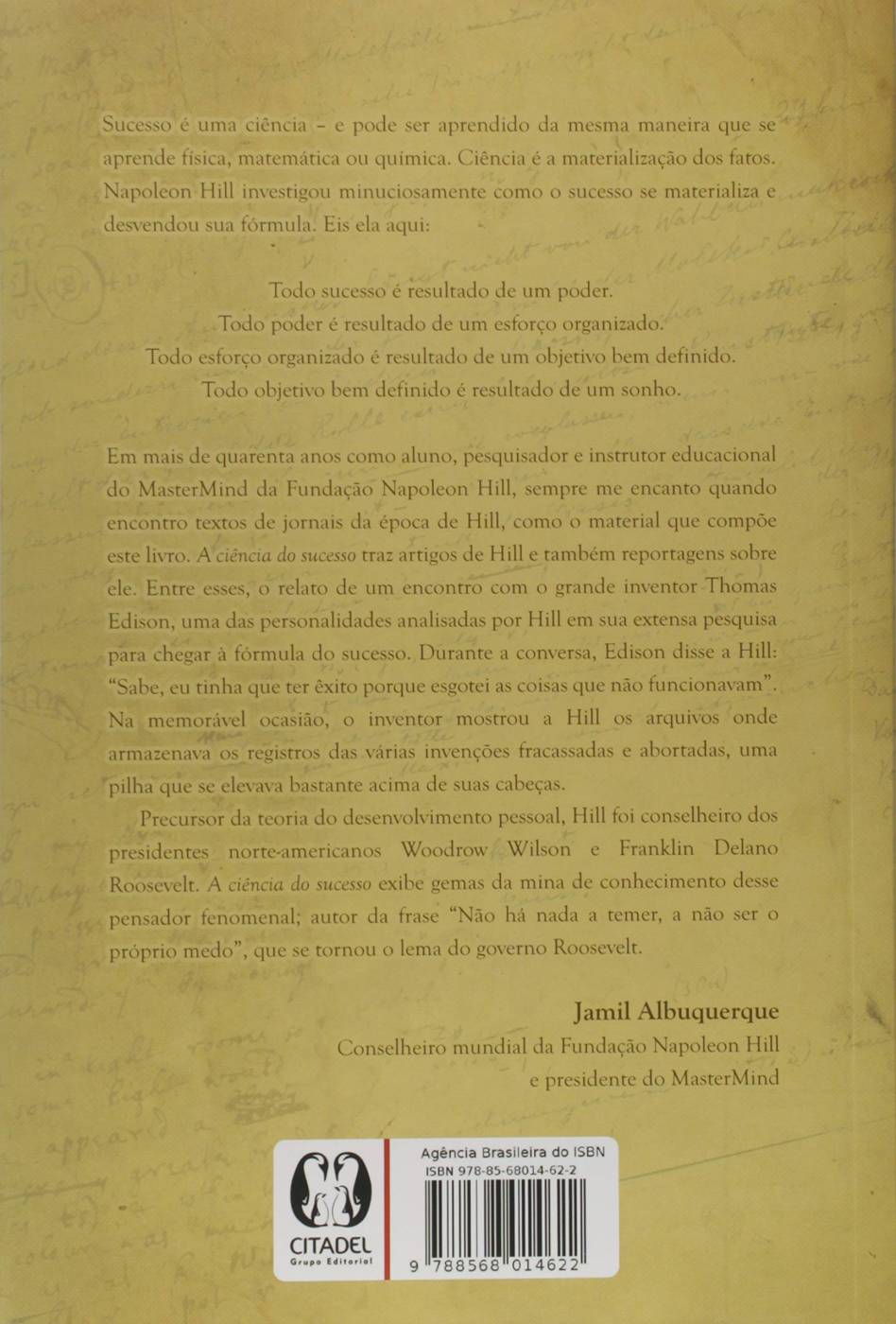 A Ciência do Sucesso - Napoleon Hill