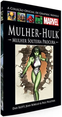 A Coleção Oficial de Graphic Novels - Vol. 35 - Mulher-Hulk (Mulher Solteira Procura)