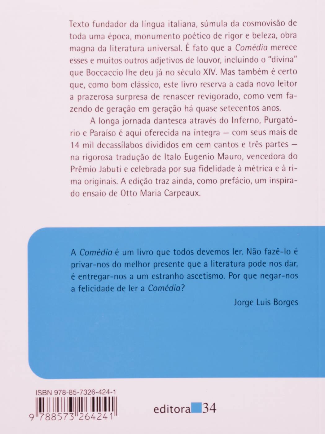 A Divina Comédia - Edição de Bolso - Dante Alighieri