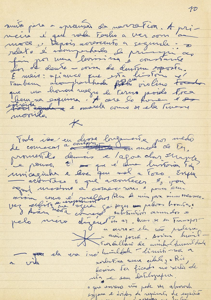 A Hora da Estrela - Clarice Lispector - Edição com Manuscritos e Ensaios Inéditos