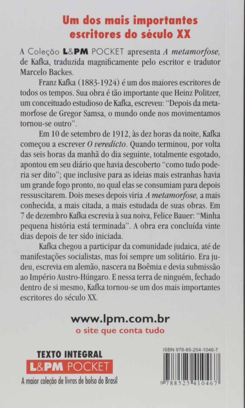 A metamorfose / O veredicto: 242
