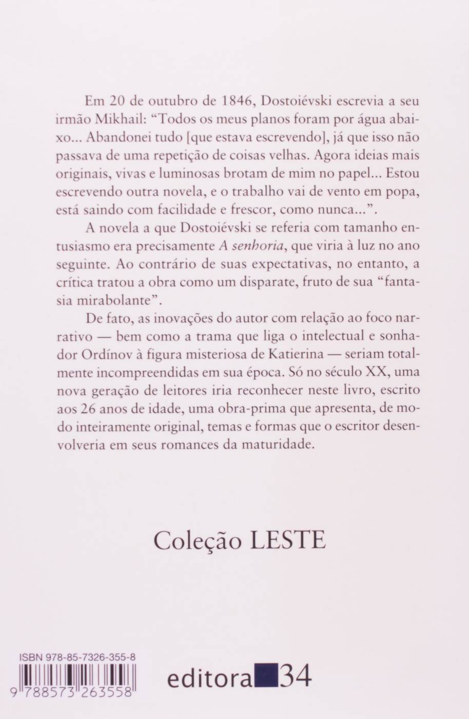 A Senhoria - Fiódor Dostoiévski