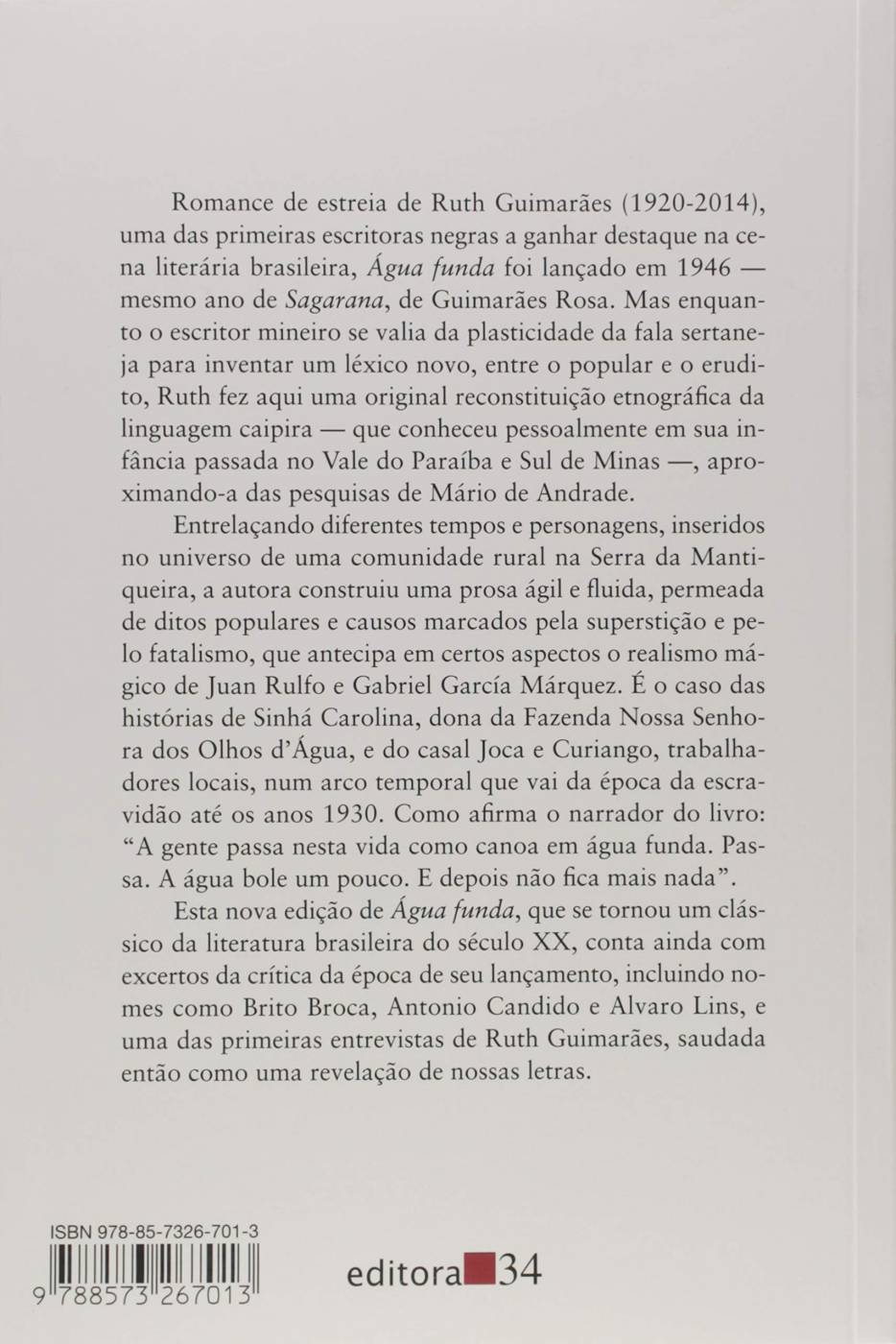 Água Funda - Ruth Guimarães