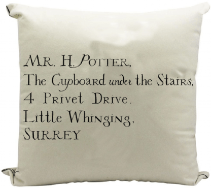 Almofada Harry Potter - Carta de Hogwarts