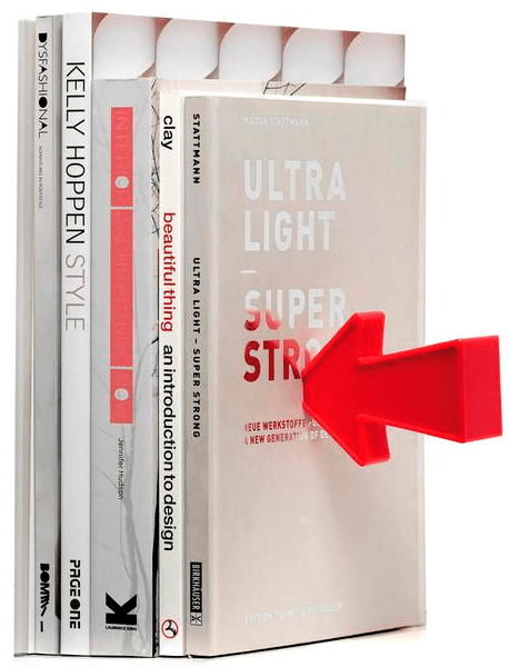 Aparador de Livros Magnético - Setas