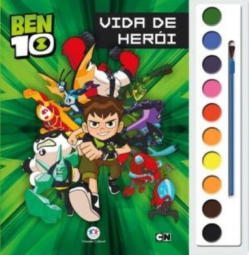 Aquarela  Ben 10 - Vida de herói