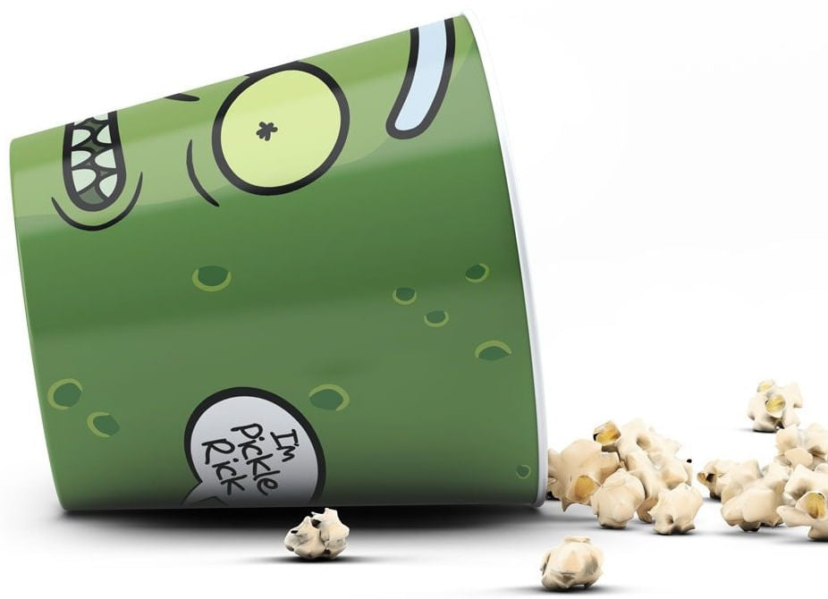 Balde de Pipoca Rick and Morty - Pickle Rick