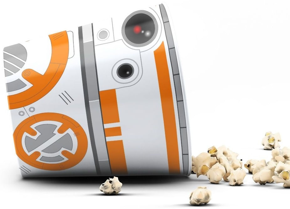 Balde de Pipoca Robô Laranja