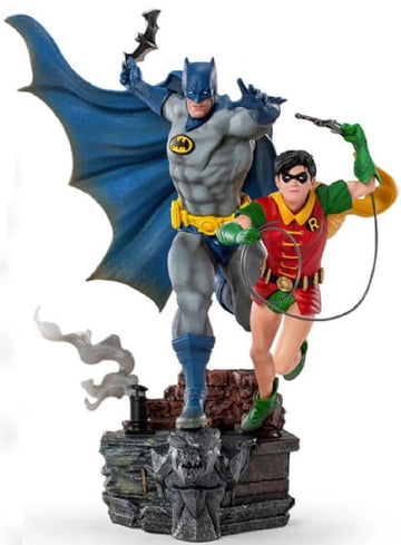 Batman & Robin Deluxe - DC Comics By Ivan Reis - Art Scale 1/10 - Iron Studios