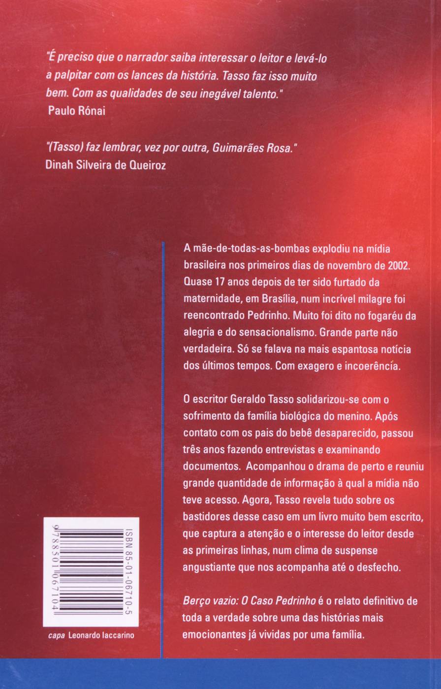 Berço Vazio: O Caso Pedrinho - Geraldo Tasso