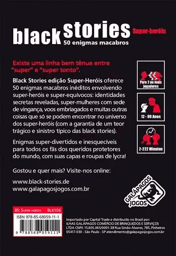 Black Stories - Super-Heróis