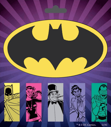 Blocos de Notas com Adesivo Batman