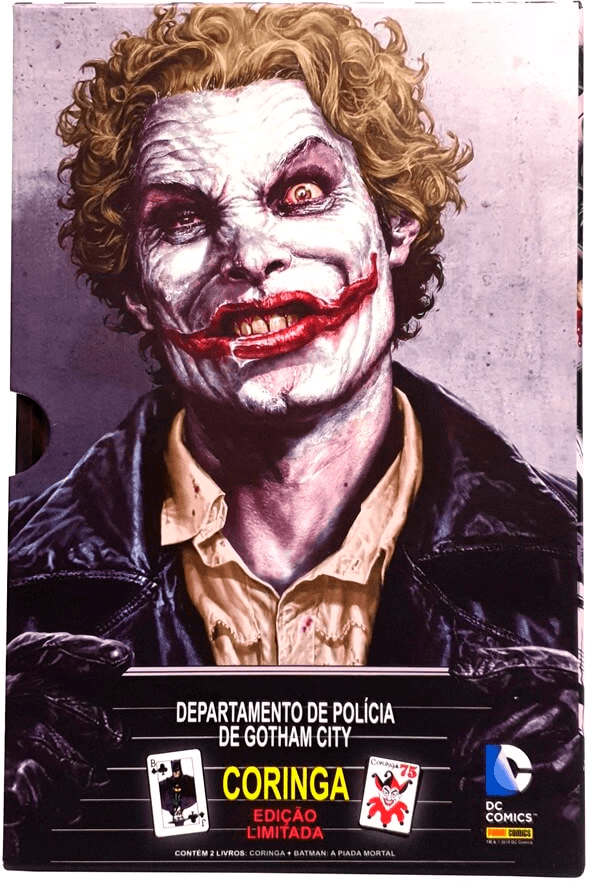 Box Coringa (Box + Coringa de Brian Azzarello + A Piada Mortal)