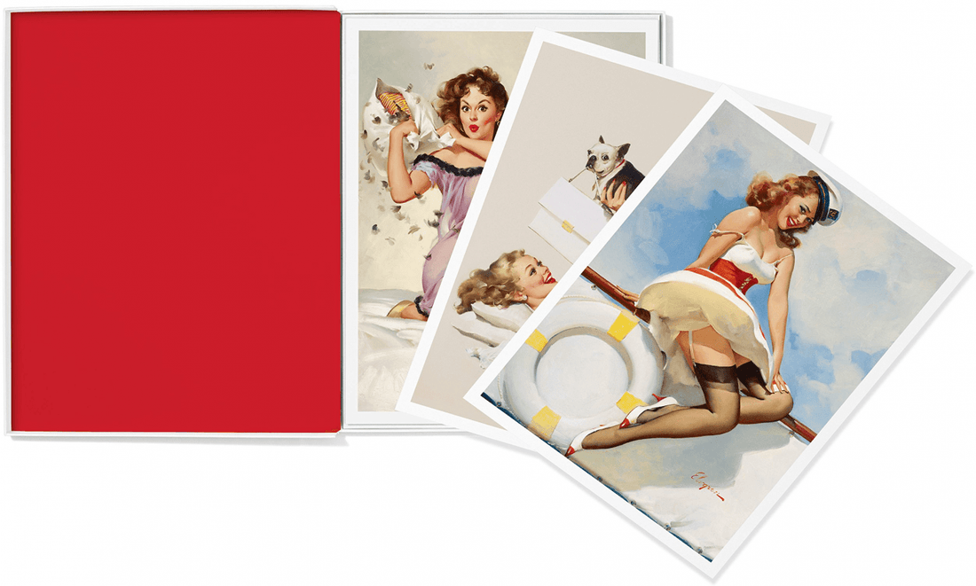 Box Gil Elvgren Pin Ups- 16 Posters Ready to Frame