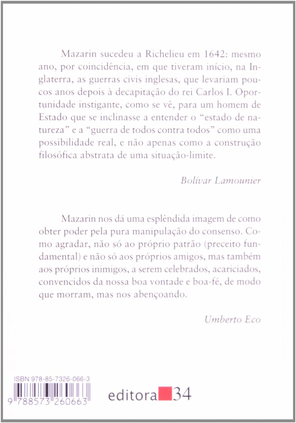 Breviário dos Políticos - Cardeal Mazarin
