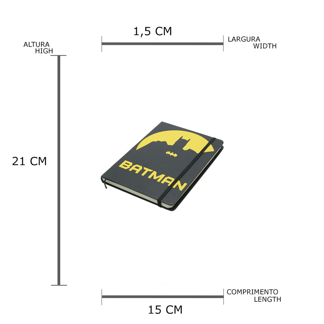 Caderno de Anotações - Batman - Batman shadow
